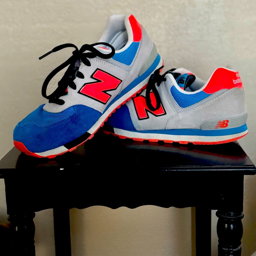 Orange, Blue & Gray New Balance Sneakers